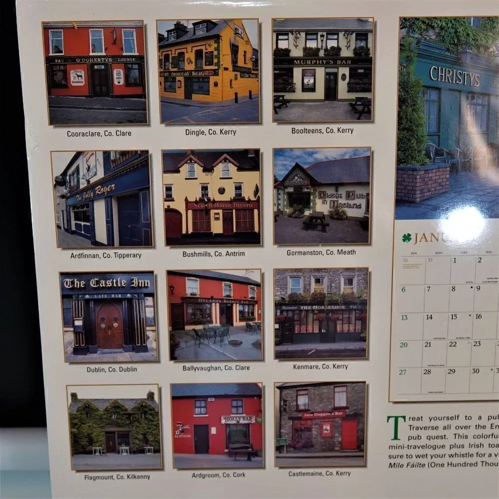 Irish Pubs 2008 Calendar Repeats In 2036